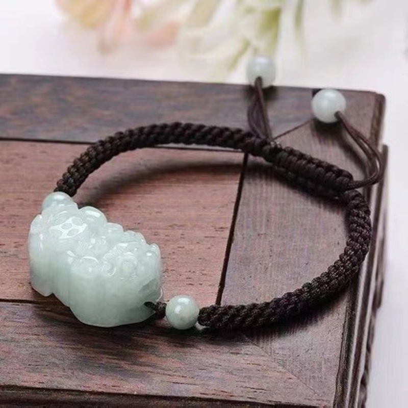 Jewelry & Watches Spółka Z Ograniczoną Odpowiedzialnością - Natural Jadeite A-grade Pixiu Bracelet for