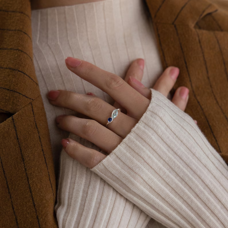 DOREMI Waterproof Tarnish Resi - Birthstone Ring Set review and price