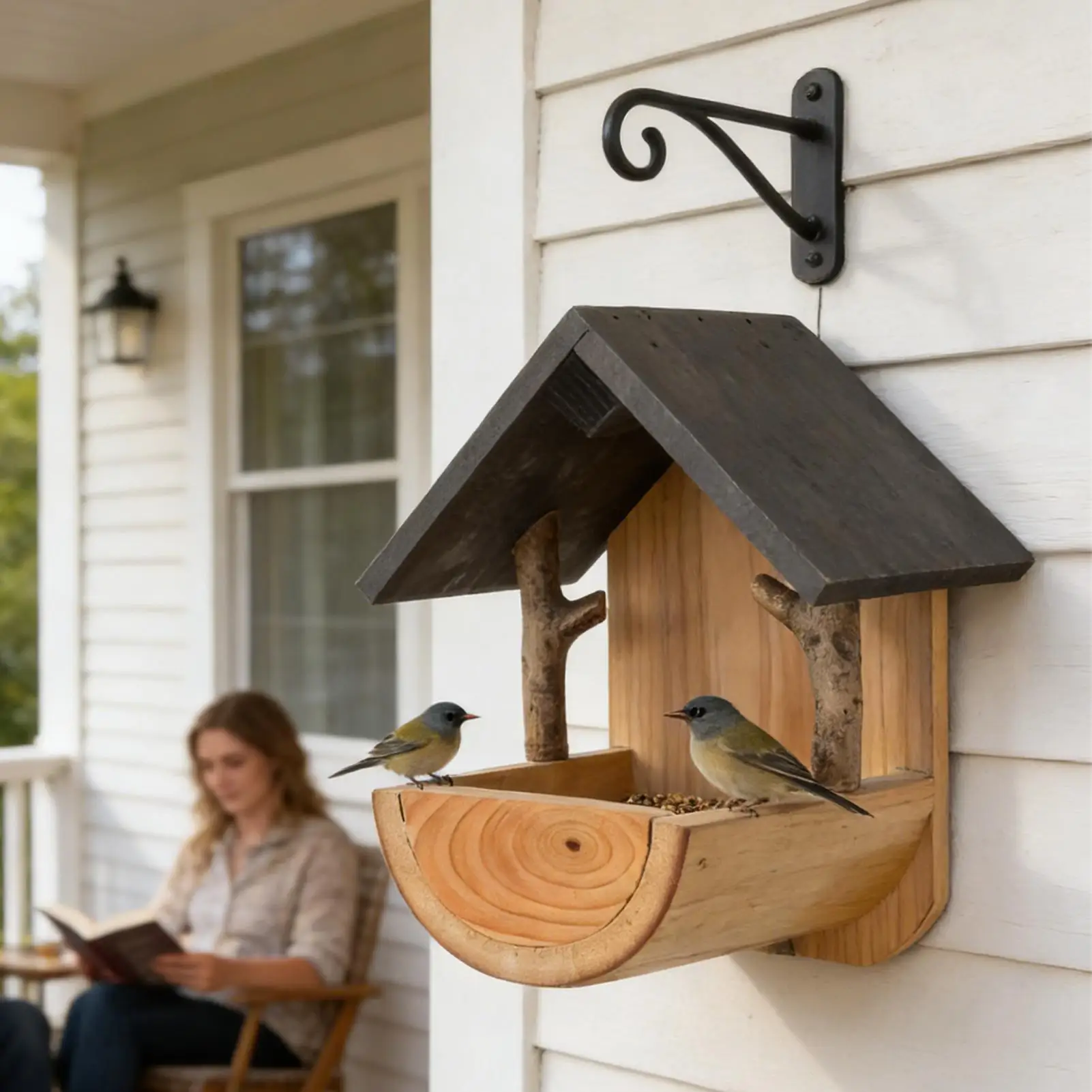 Wall Mount Wooden bird feeder  - Watches & Jewelry Repair Center New York review and price