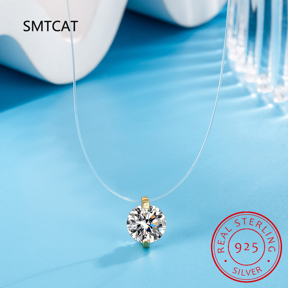 0.5-2CT D Color Moissanite Nec - Crystal Choker Necklace review and price