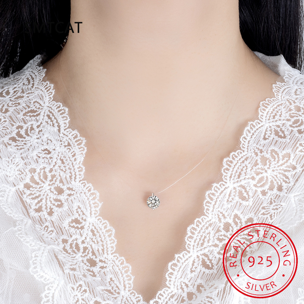 0.5-2CT D Color Moissanite Nec - Crystal Choker Necklace review and price