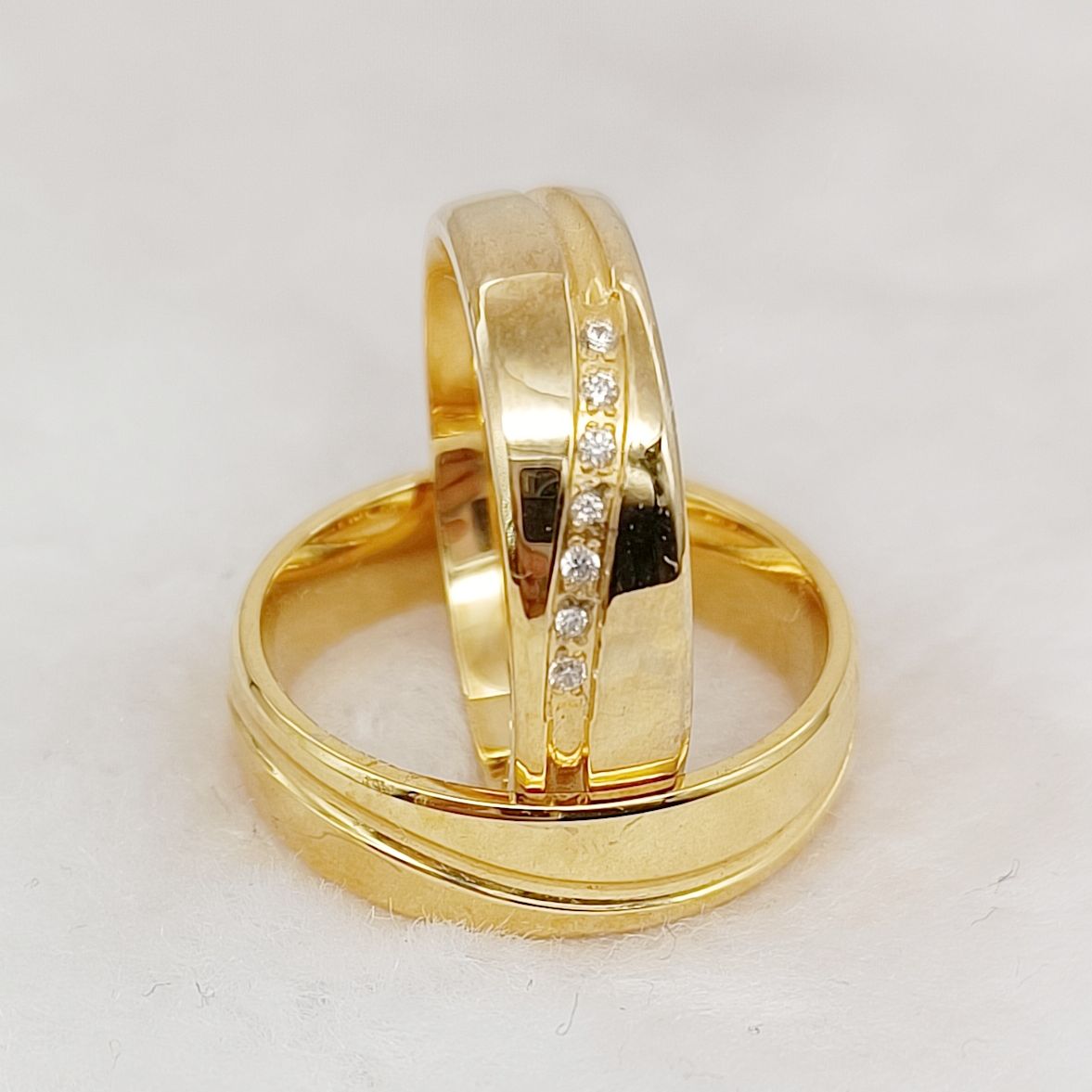 Western Shiny Lover's Couples  - Titanium Steel Ring review and price