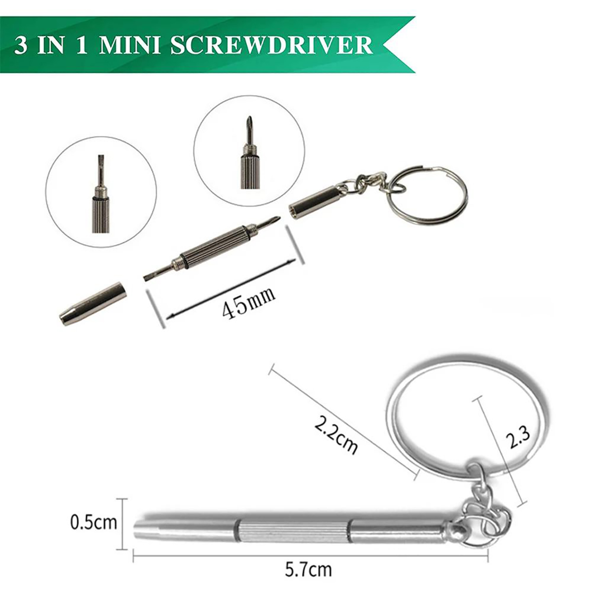 1/2/10pcs Mini 3 in1 Screwdriv - Watch Repair Tool Kit review and price