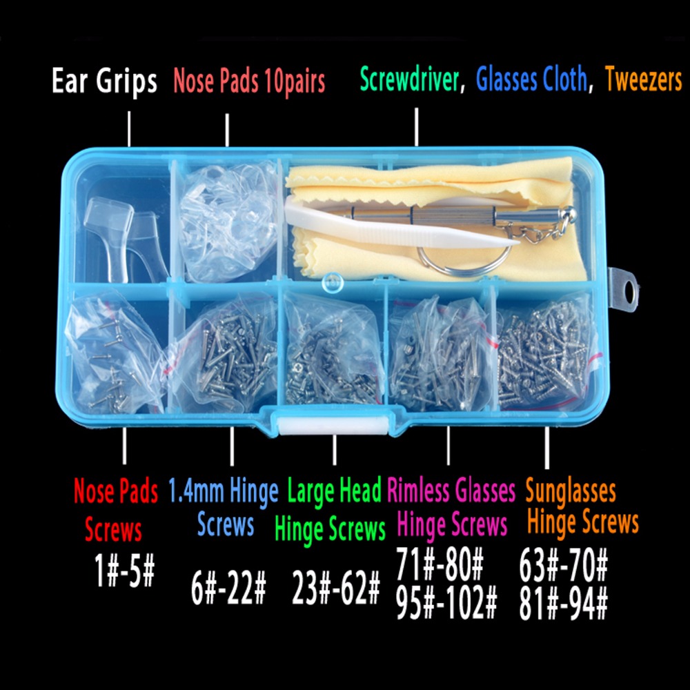 500 Eyeglasses Repair Kit Tool - Watch Repair Tool Kit review and price