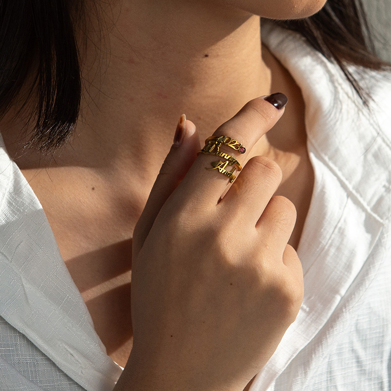 Letdiffery Custom Birthstone N - Birthstone Ring Set review and price
