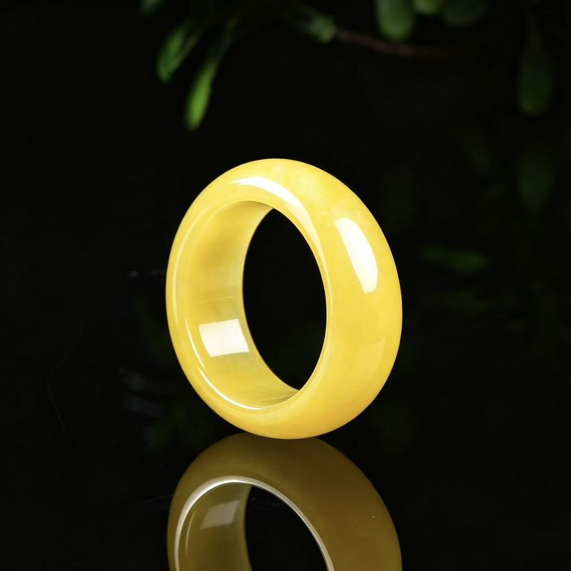 Genuine A-grade jadeite ring w - Jewelry & Watches Spółka Z Ograniczoną Odpowiedzialnością review and price