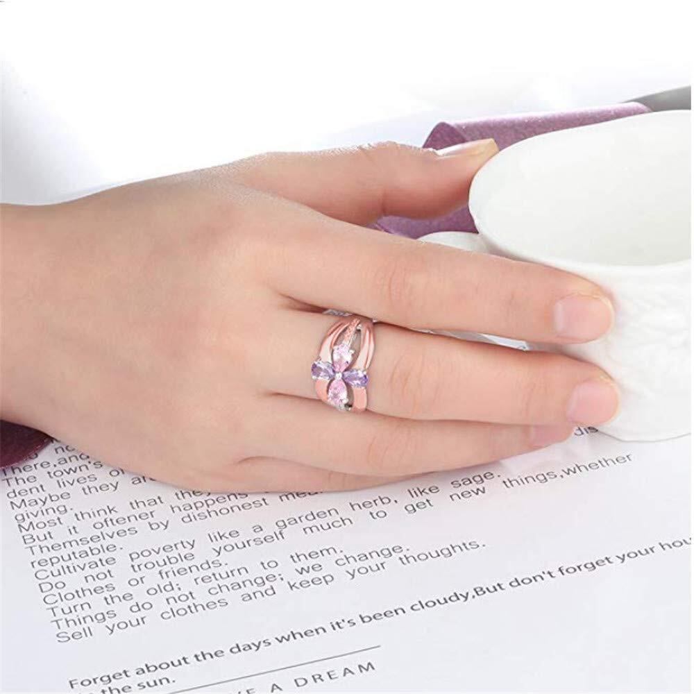 Amxiu Customize Large Wedding  - Birthstone Ring Set review and price
