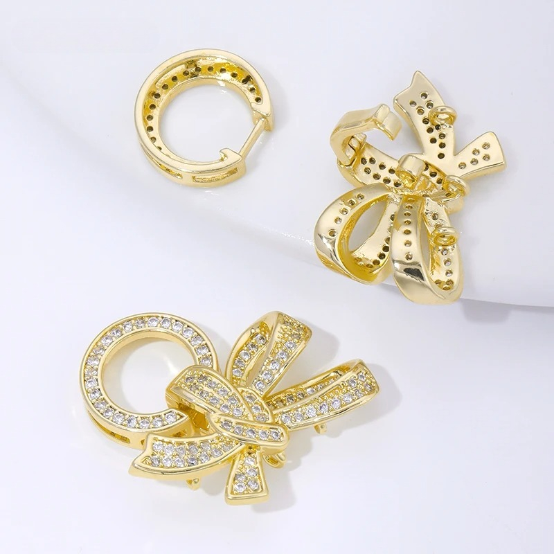 18K Gold Plated Pearl Clasps C - Gold Plated Ring review and price