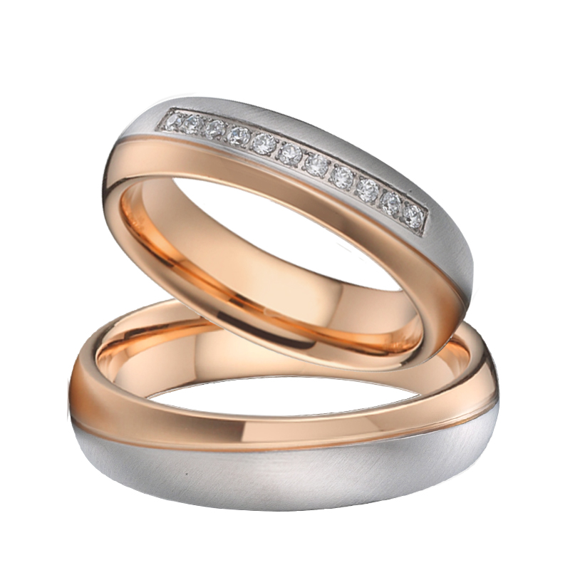 Designer Handmade 18K Rose Gol - Titanium Steel Ring review and price
