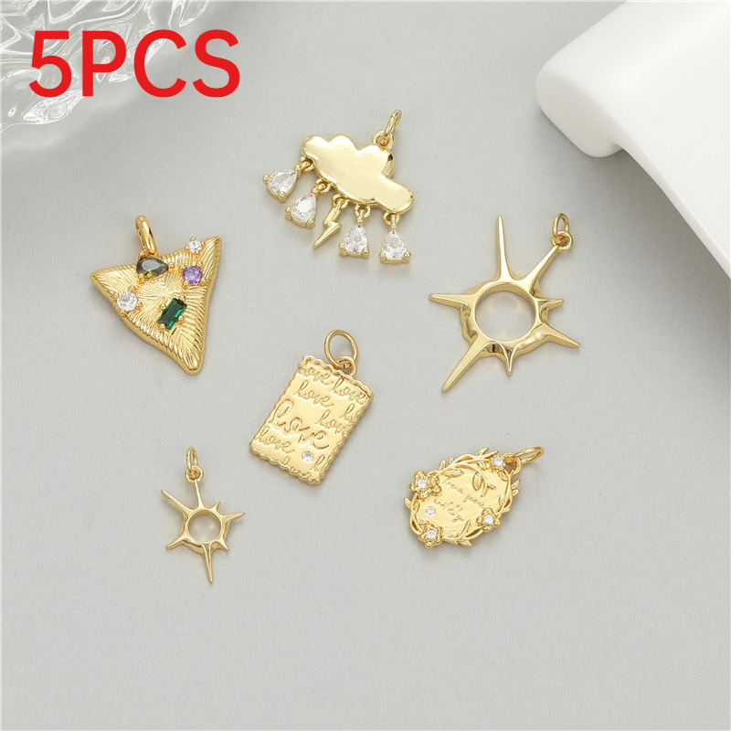 5Pcs Versatile Star Cloud Mini - Moon Star Earrings review and price