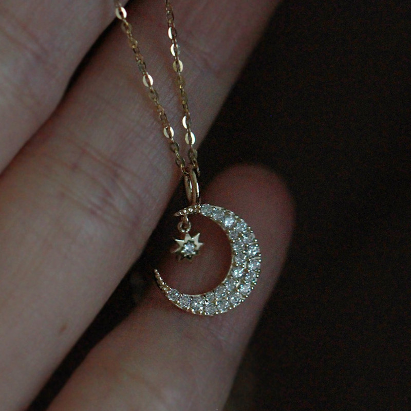 Exquisite Moon Star Shaped Pen - Crystal Choker Necklace review and price