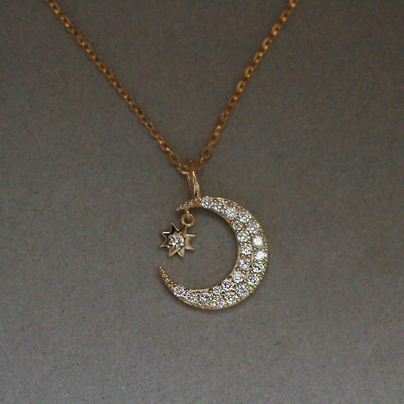 Exquisite Moon Star Shaped Pen - Crystal Choker Necklace review and price