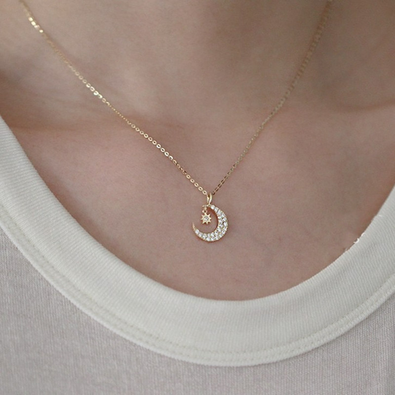 Exquisite Moon Star Shaped Pen - Crystal Choker Necklace review and price
