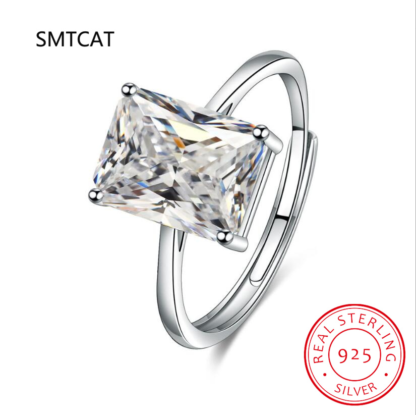 Emerald Cut Natural Citrine 92 - Birthstone Ring Set review and price