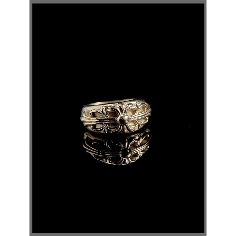 Gold Iris Ring  Gothic Jewelry - Titanium Steel Ring review and price