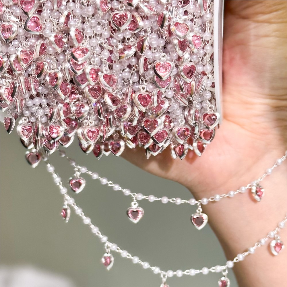 0.5Meter/1Meter Pink Crystal H - Crystal Choker Necklace review and price