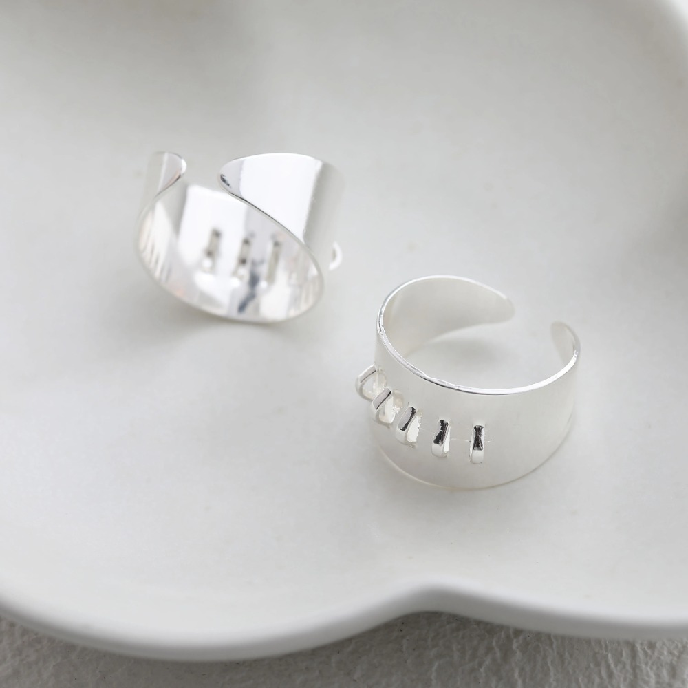 4PCS Brass Ring Settings with  - Gold Plated Ring review and price