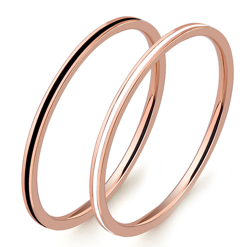 Titanium Steel Rose Gold Color - Titanium Steel Ring review and price