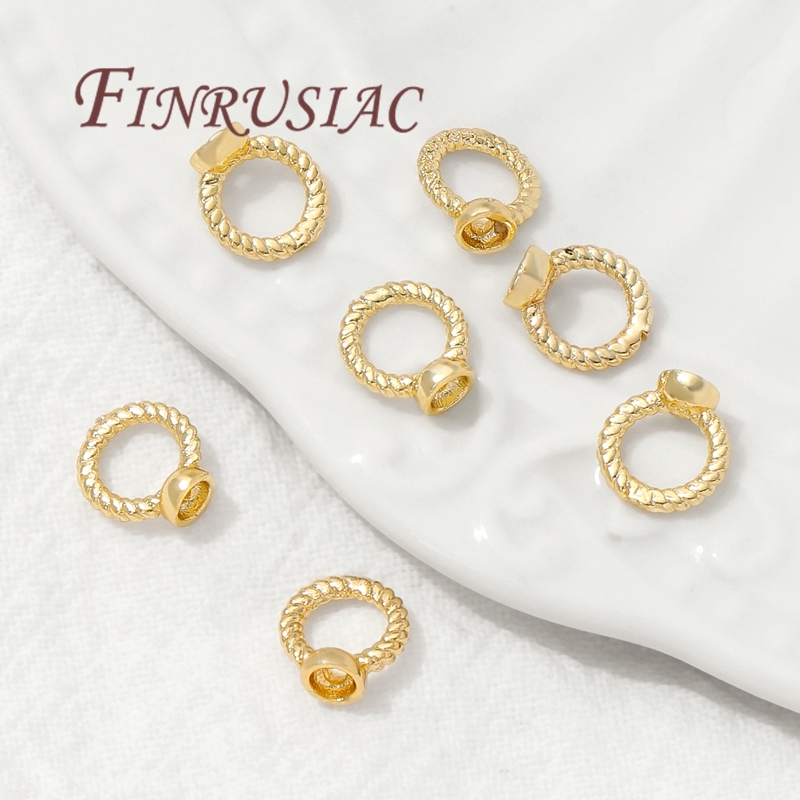 7.5mm End Connecting Ring 18K  - Gold Plated Ring review and price