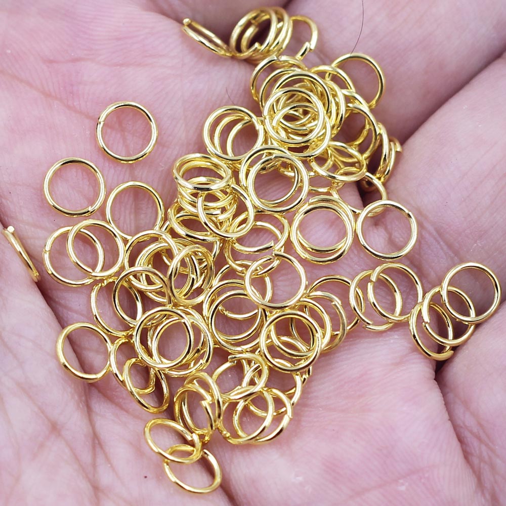 500Pcs Open Jump Rings Alloy G - Gold Plated Ring review and price