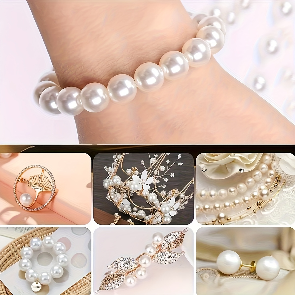1388pcs 4/6/8/10mm Black, Whit - Fine Jewelry & Watches Photos review and price