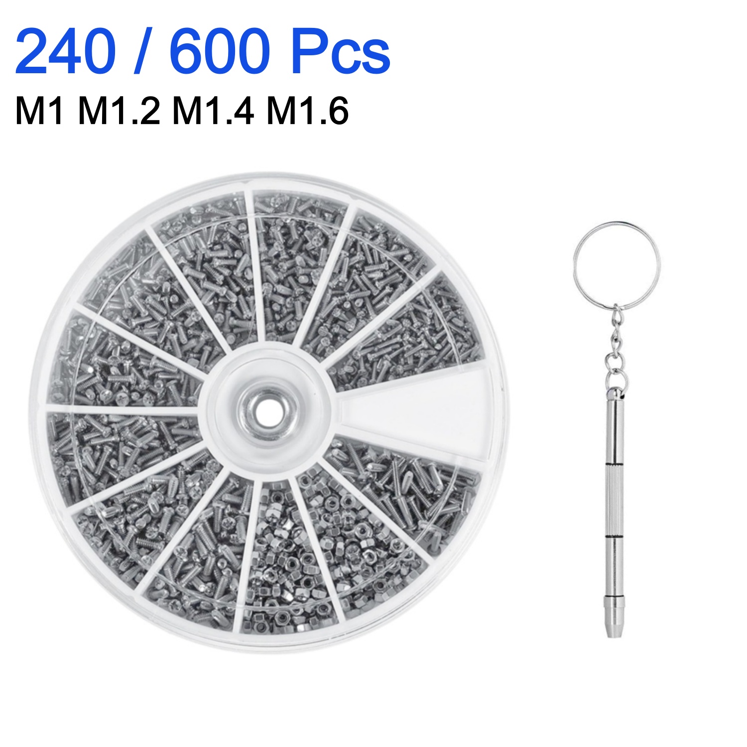 240/600Pcs small screw nut scr - Watch Repair Tool Kit review and price