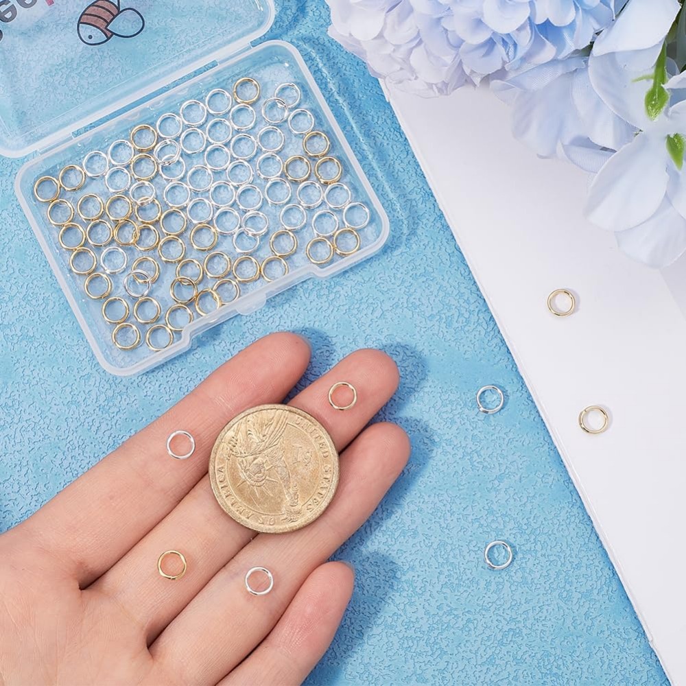 1 Box 80Pcs Split Jump Ring 24 - Gold Plated Ring review and price