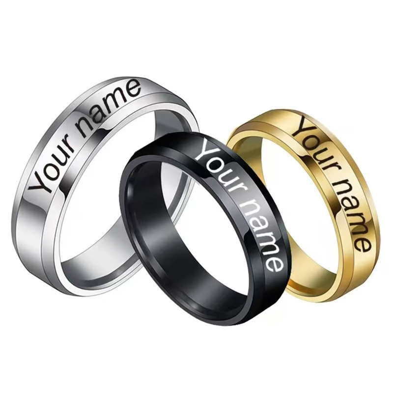 Customized Rings Engraved With - Titanium Steel Ring review and price