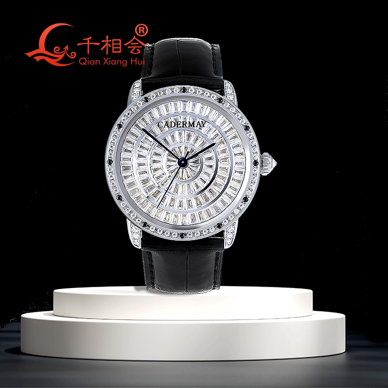 Full Moissanite baguette Wrist - Vvs Jewelry Watches review and price