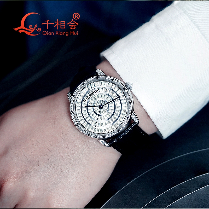 Full Moissanite baguette Wrist - Vvs Jewelry Watches review and price