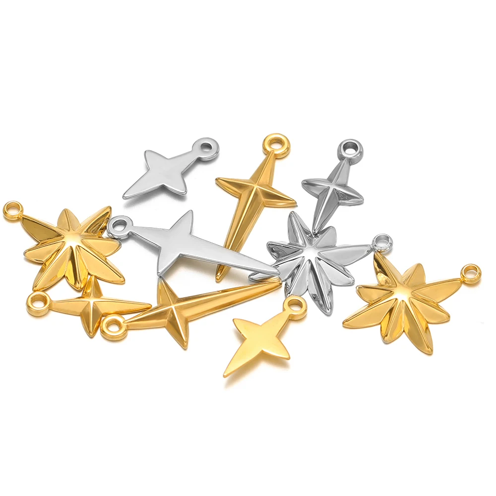 5pcs High Quality Stainless St - Moon Star Earrings review and price